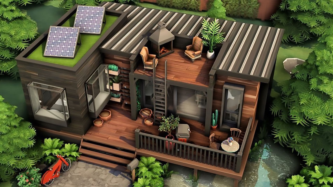 The Sims 4 Eco Tiny Home