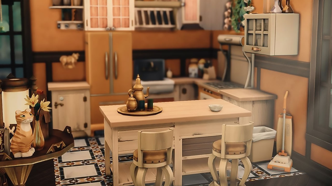 The sims 4 cottage kitchen