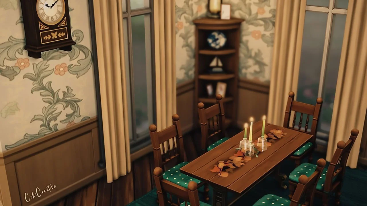 The Sims 4 Spellcasters Home Dining Room