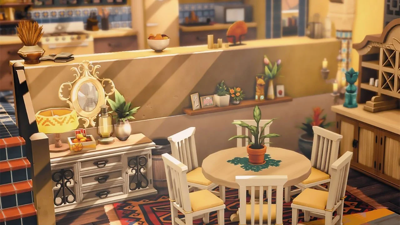 The Sims 4 Oasis Springs Desert Home Dining Room