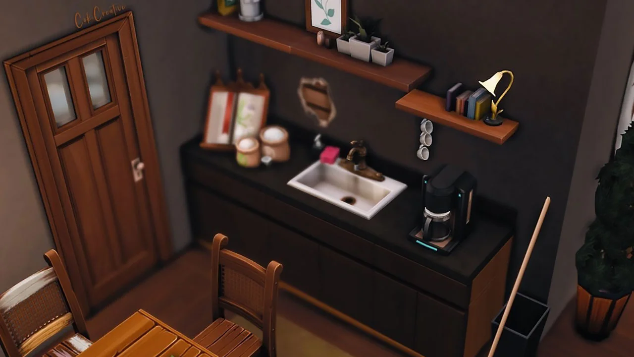 The Sims 4 Tiny Werewolf Starter Home Kitchen