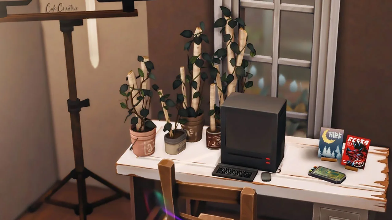 The Sims 4 Tiny Werewolf Starter Home Study Room
