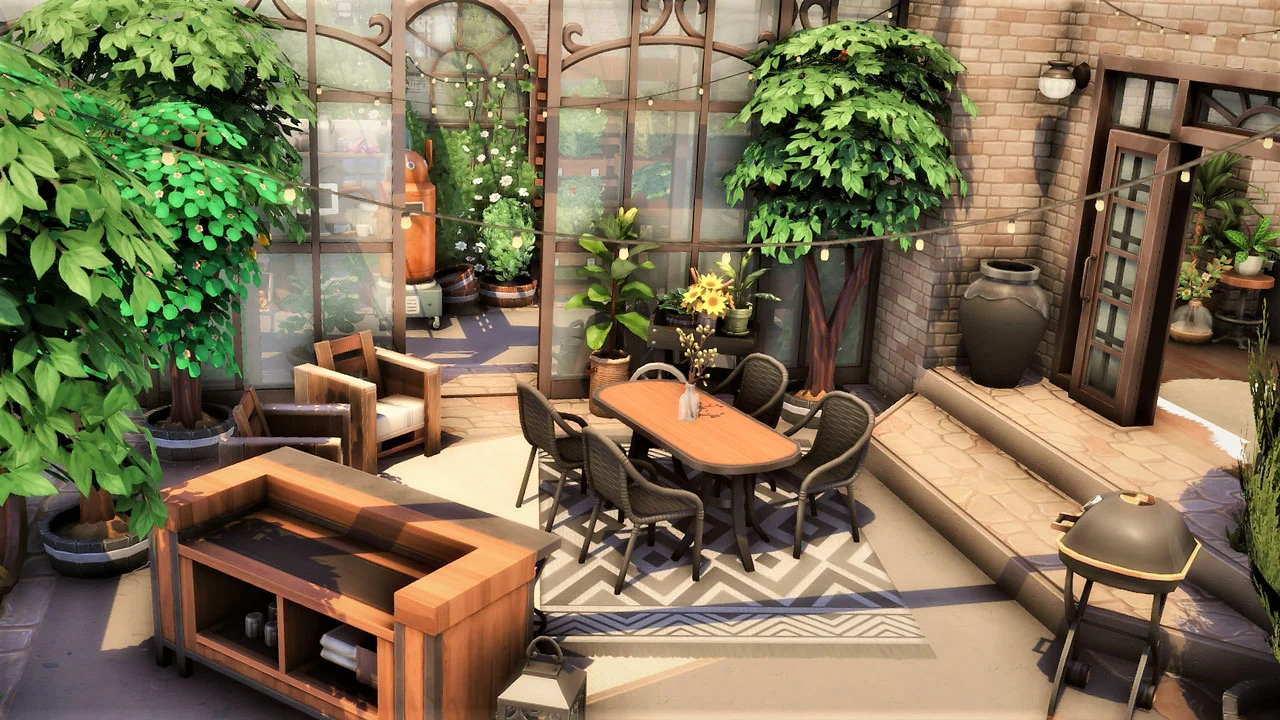 The Sims 4 Behr Brewery Conversion Garden