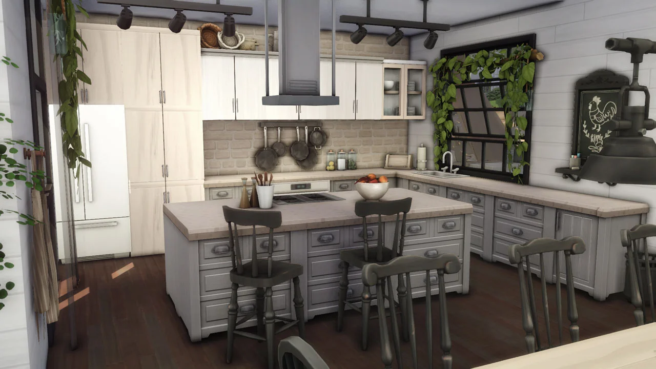 The Sims 4 Big Family House Kitchen
