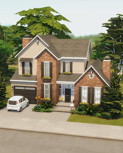 The sims 4 house in the burbs