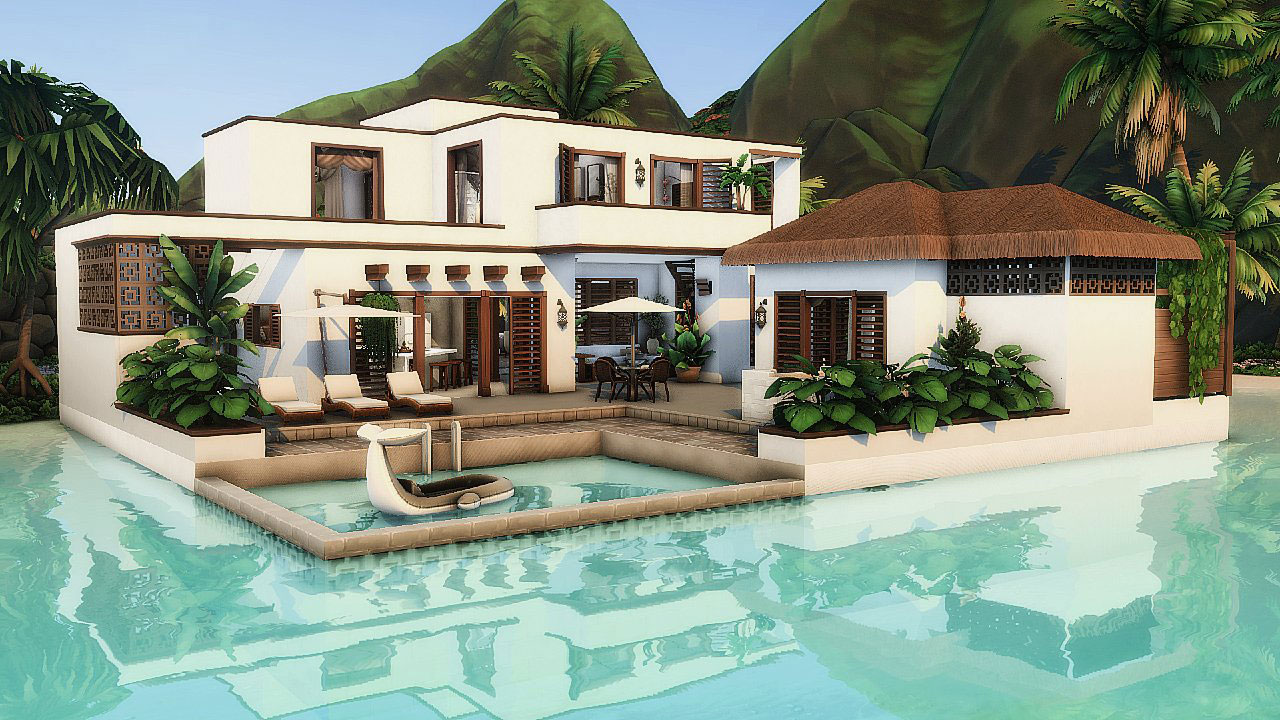 The sims 4 island family home
