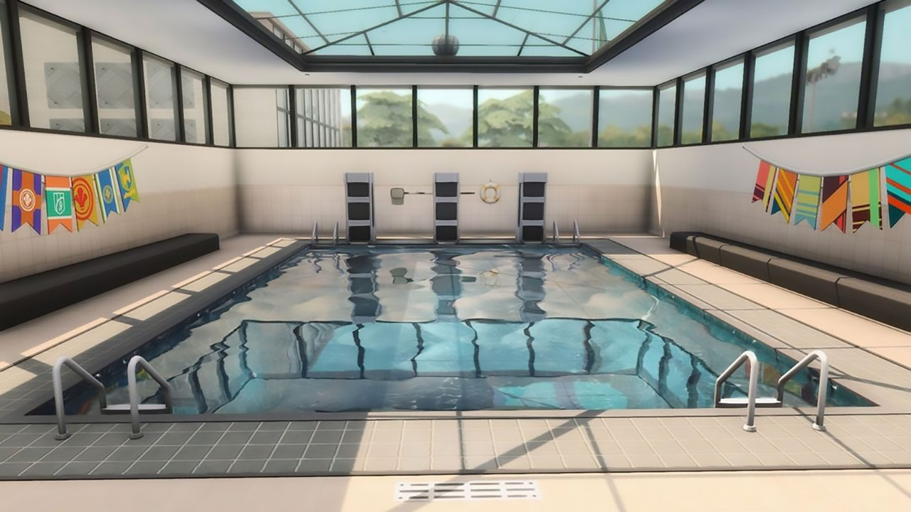 The Sims 4 High School Swimming Pool