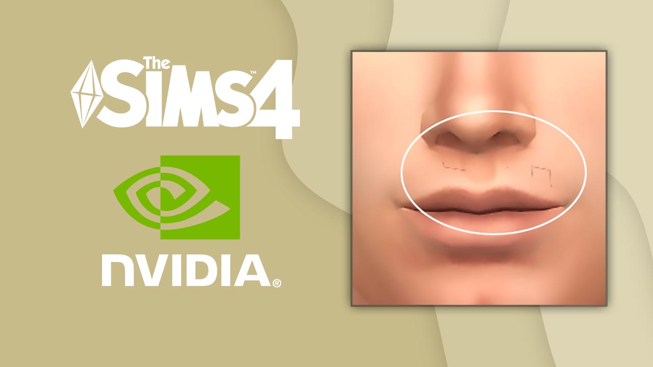 Sims 4の亀裂とラインのSim