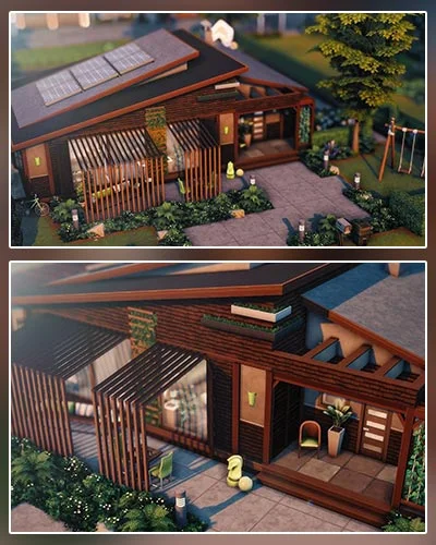 The Sims 4 Eco-Friendly Midcentury