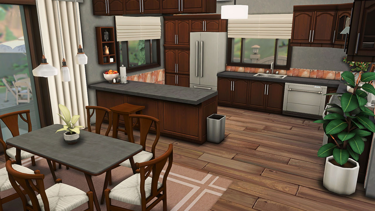 The Sims 4 Suburban House Kitchen