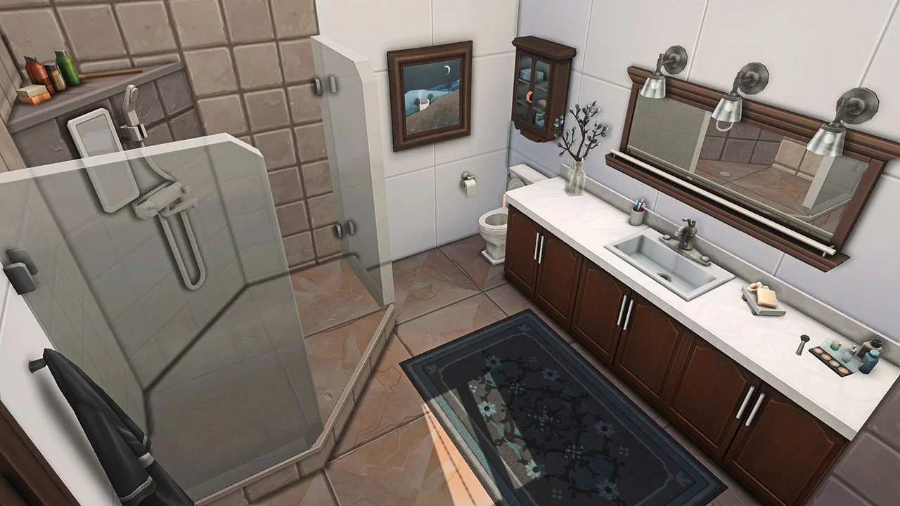 The Sims 4 Suburban House Bathroom