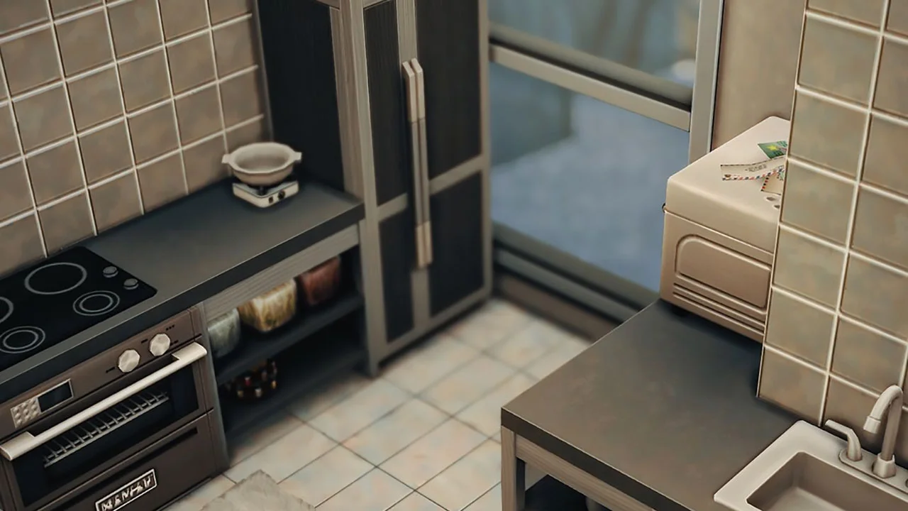 The Sims 4 Modern Home Kitchen