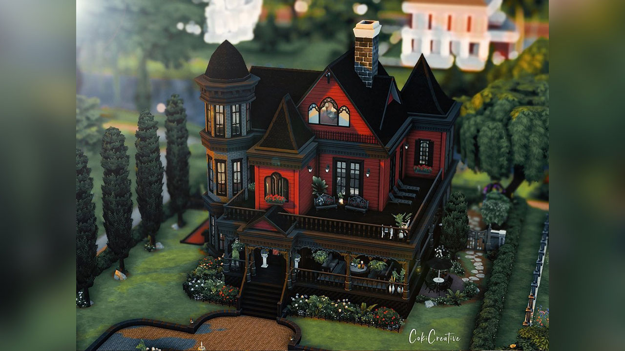 sims 4 goth house download