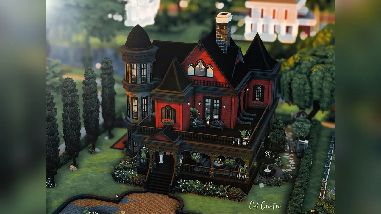 The Sims 4 Goth Family Home