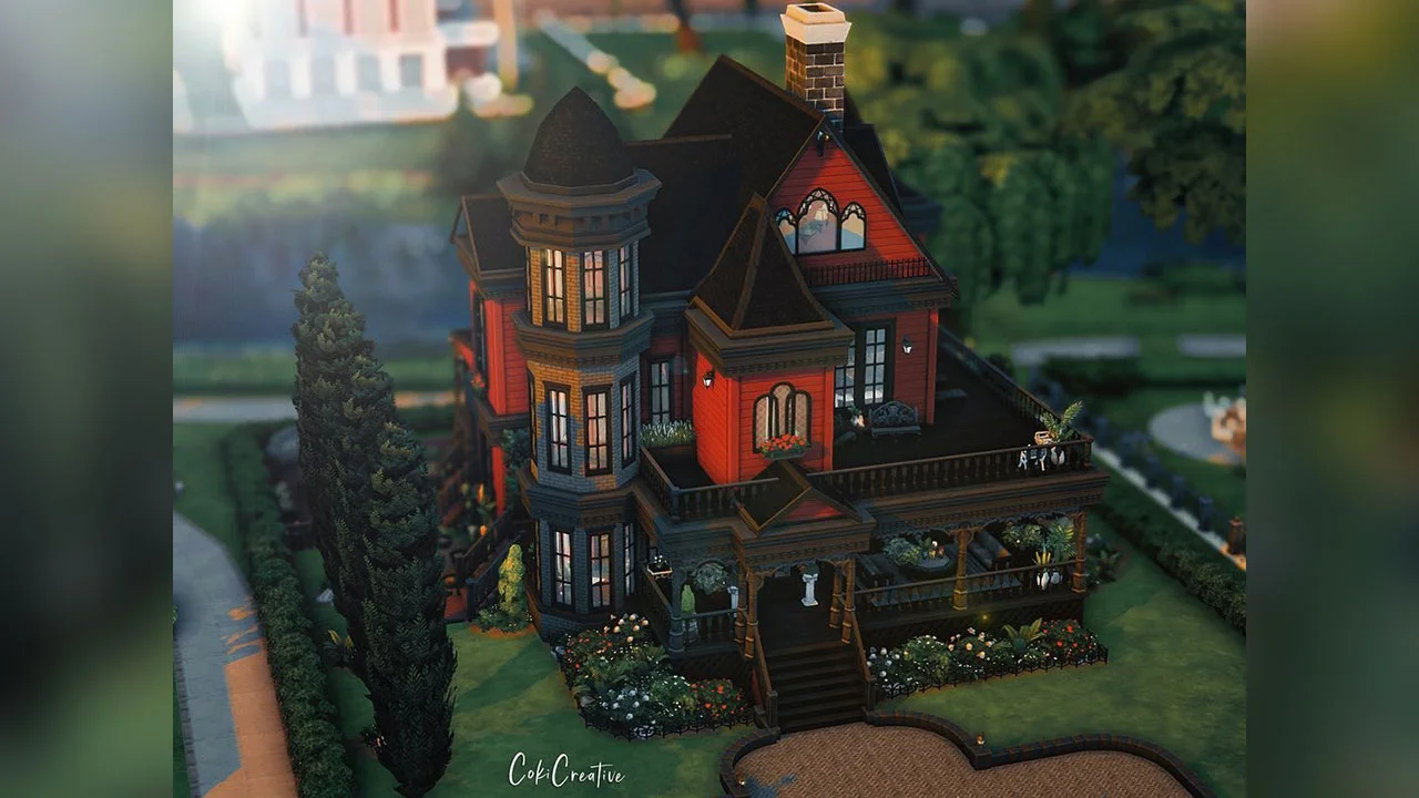 The Sims 4 Goth Family House
