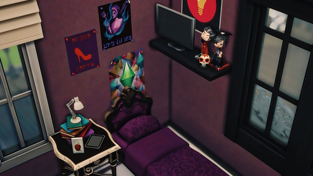 The Sims 4 Goth Family Home Kids Room