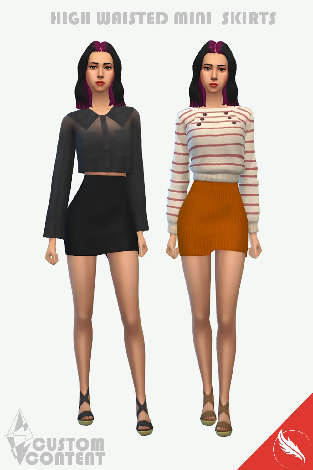 The Sims 4 Velvet Skirt