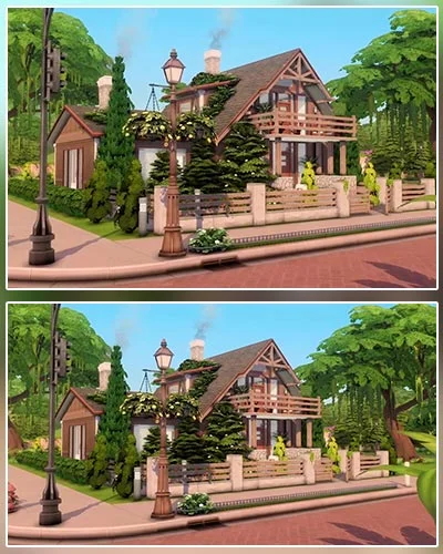 The Sims 4 Base Game House