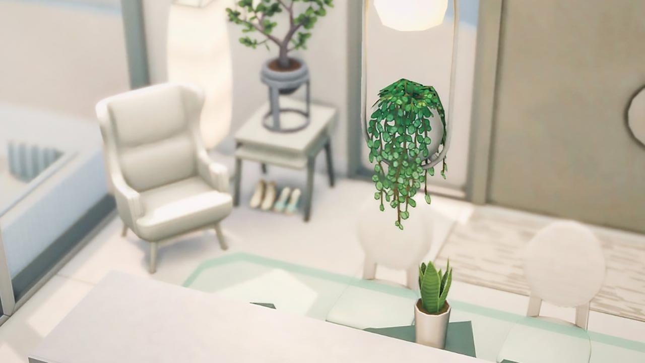 The Sims 4 House Cozy Contemporary Livingroom