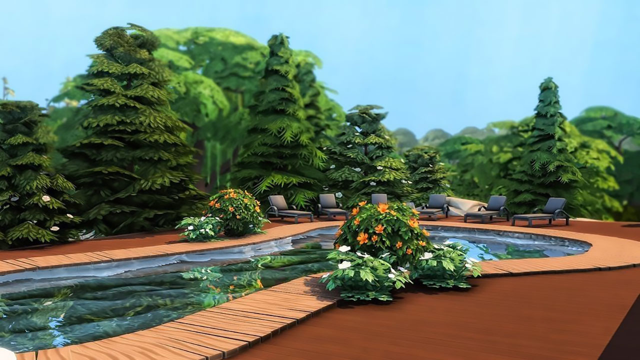 The Sims 4 Mountain Pine House
