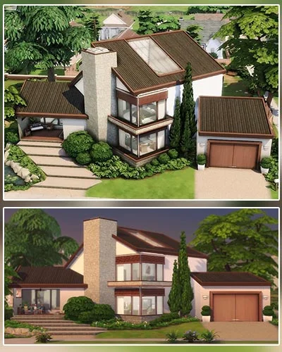 The Sims 4 Base Game House