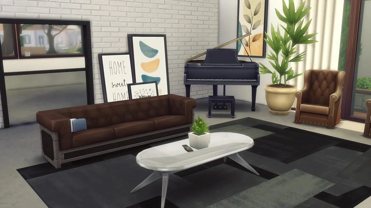 The Sims 4 Base Game House Livingroom