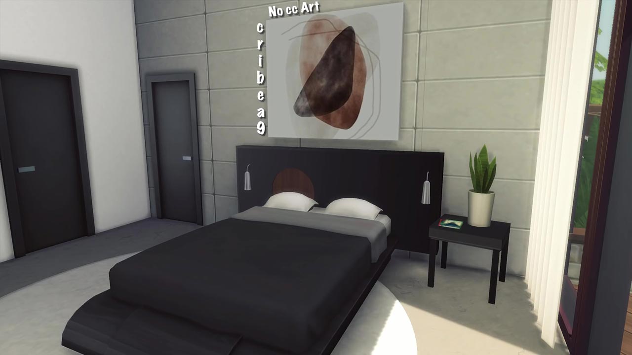 The Sims 4 Base Game House Bedroom