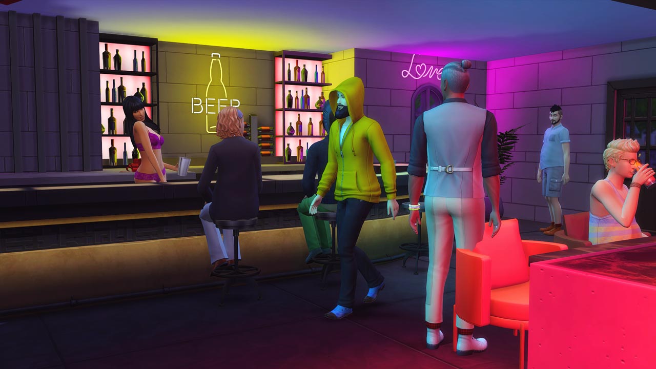 The Sims 4 Strip Club Bar