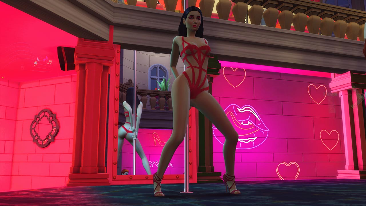 The Sims 4 Wicked Whims Strip Club