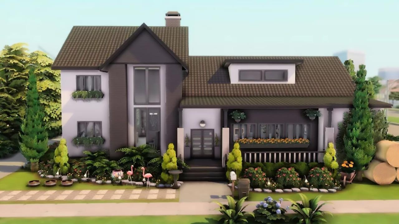 The Sims 4 Base Game House