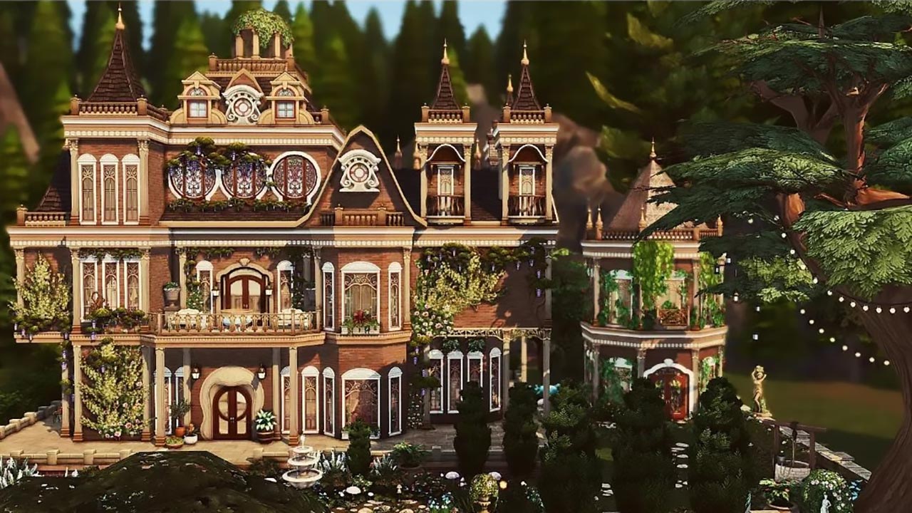 The Sims 4 Glimmerbrook Mansion