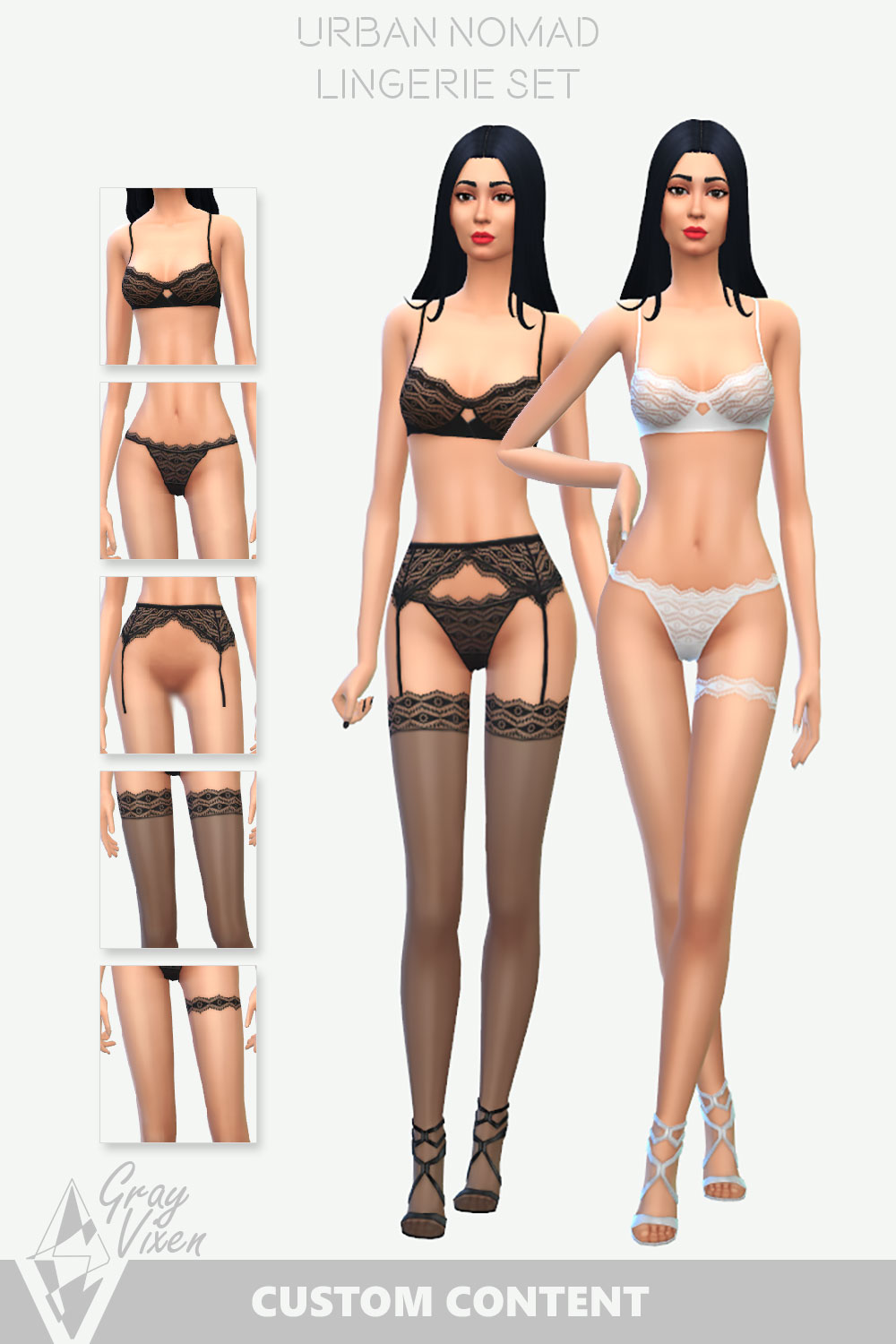 The Sims 4 Lingerie Set Urban Nomad