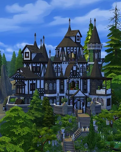 The Sims 4 Medieval Castle and Villag