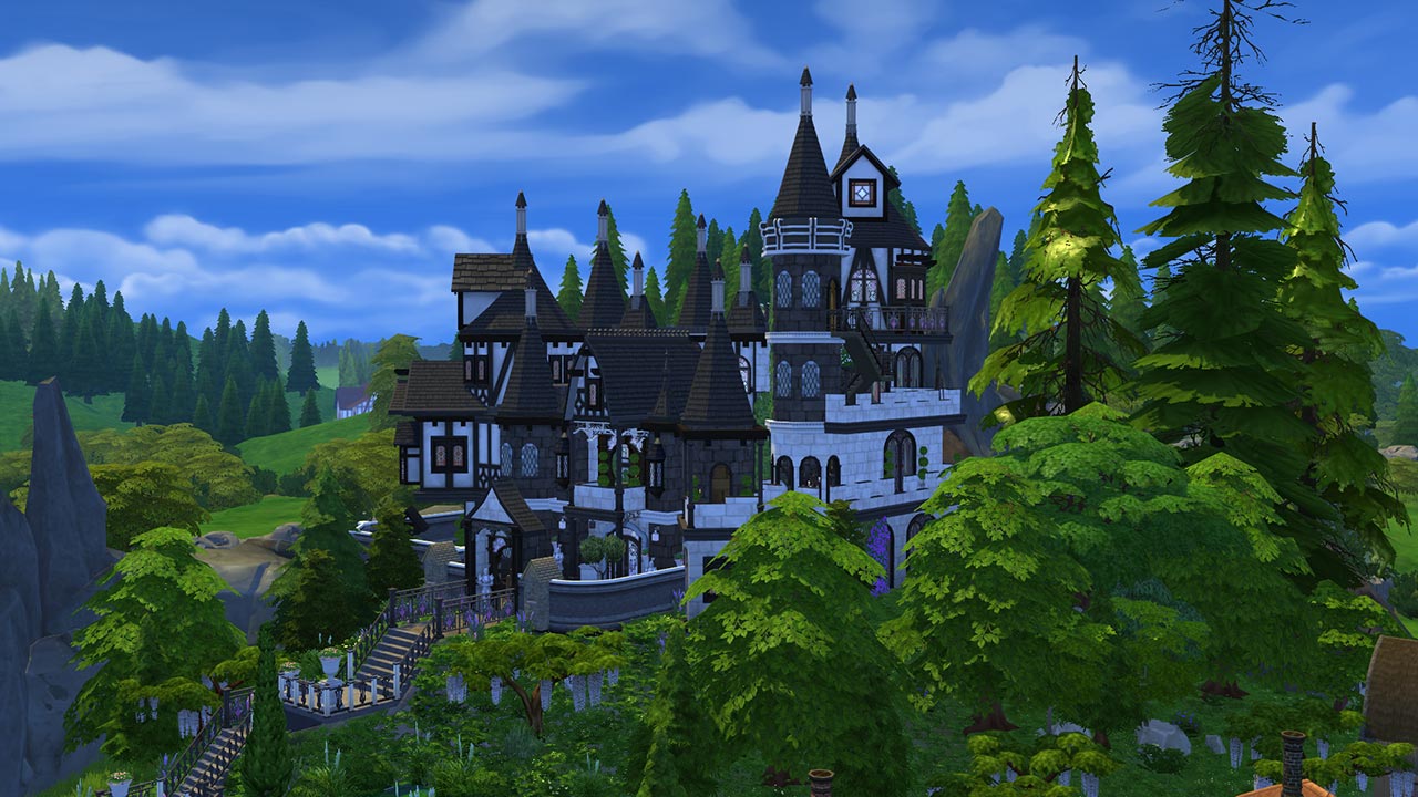 The Sims 4 Medieval Castle and Villag