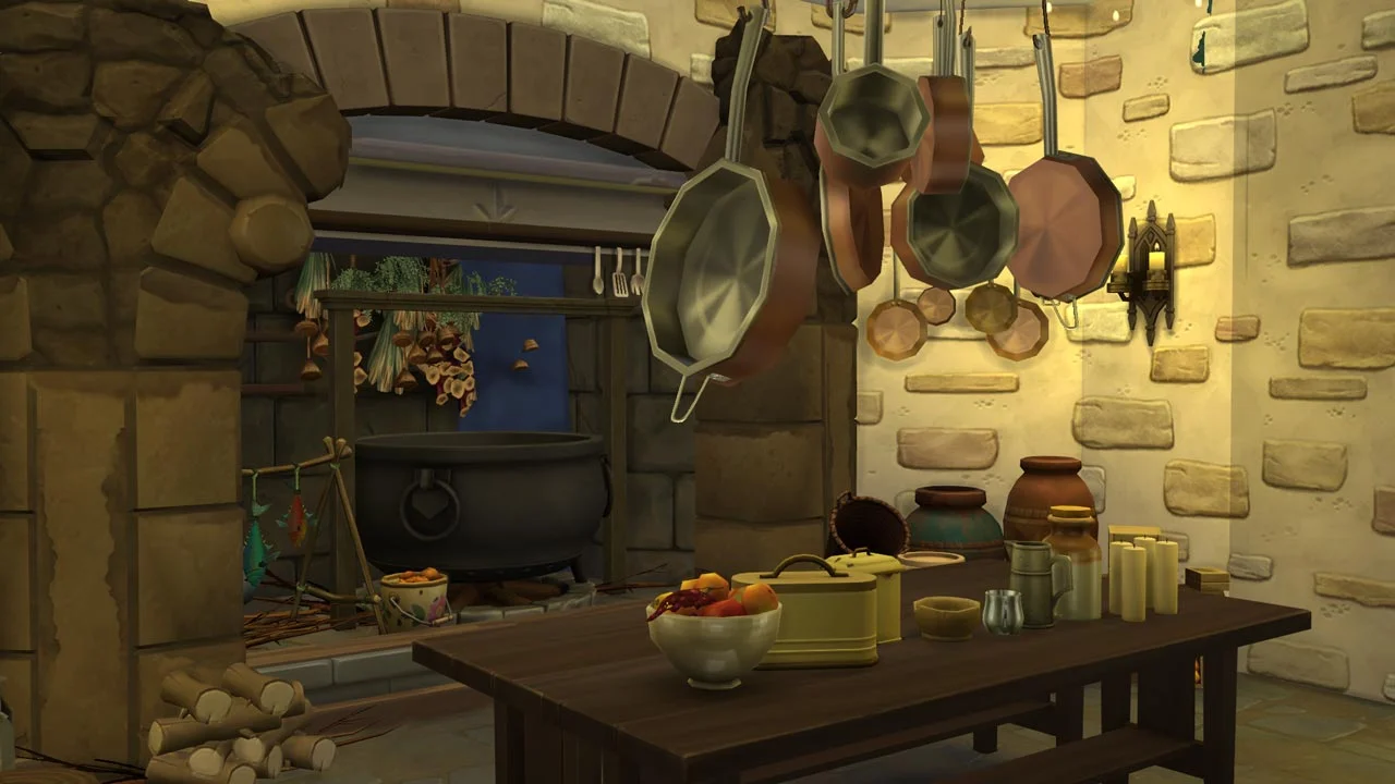 The Sims 4 Medieval Castle Kitchen