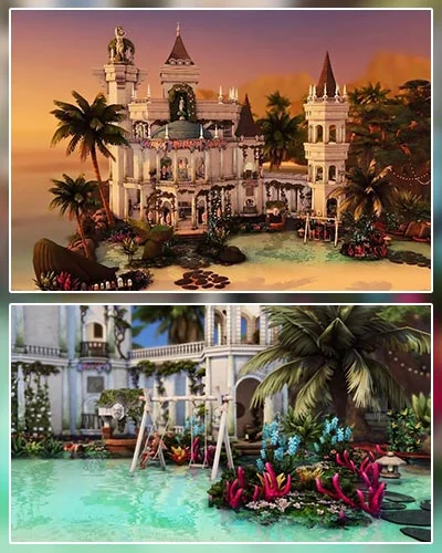 The Sims 4 Mermaid Castle