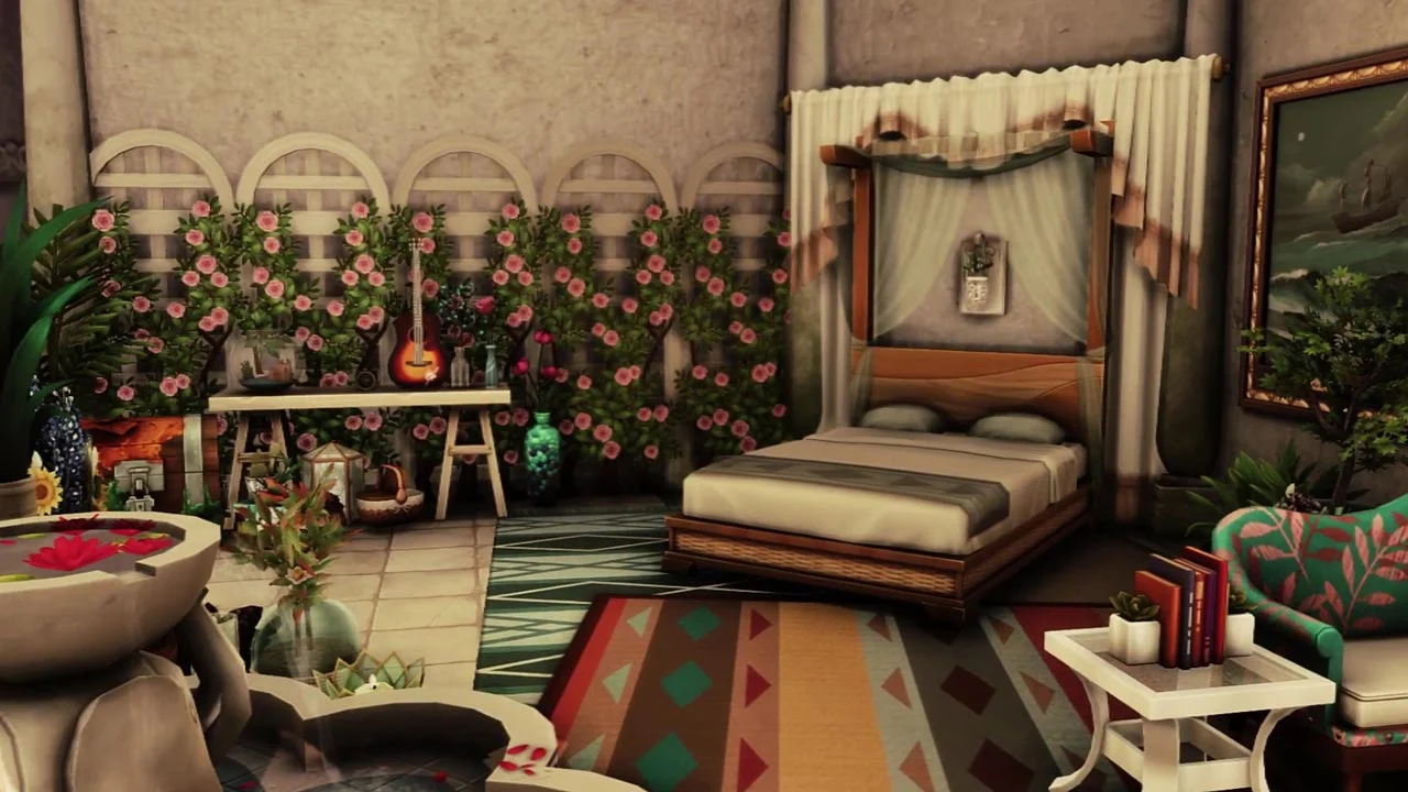 The Sims 4 Mermaid Castle Bedroom