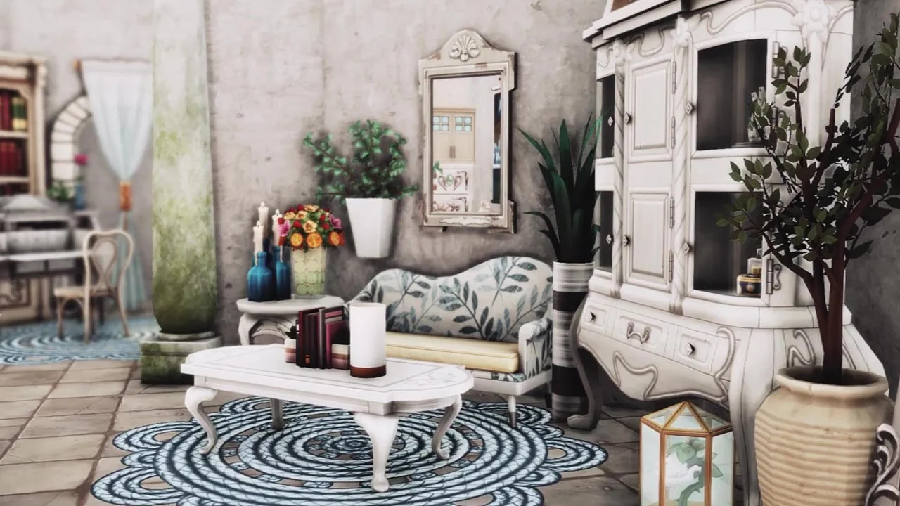 The Sims 4 Mermaid Castle Livingroom