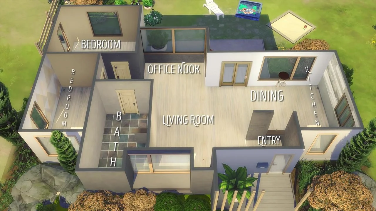 The Sims 4 New Beginning 18k Home Floor Plan