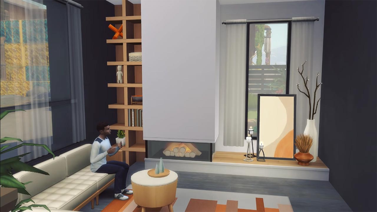 The Sims 4 New Mill Family Home Livingroom