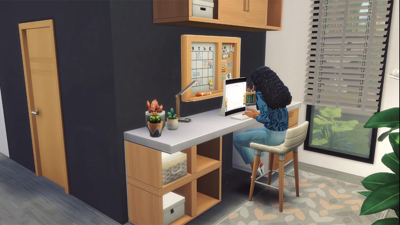 The Sims 4 New Mill Family Home Study Room