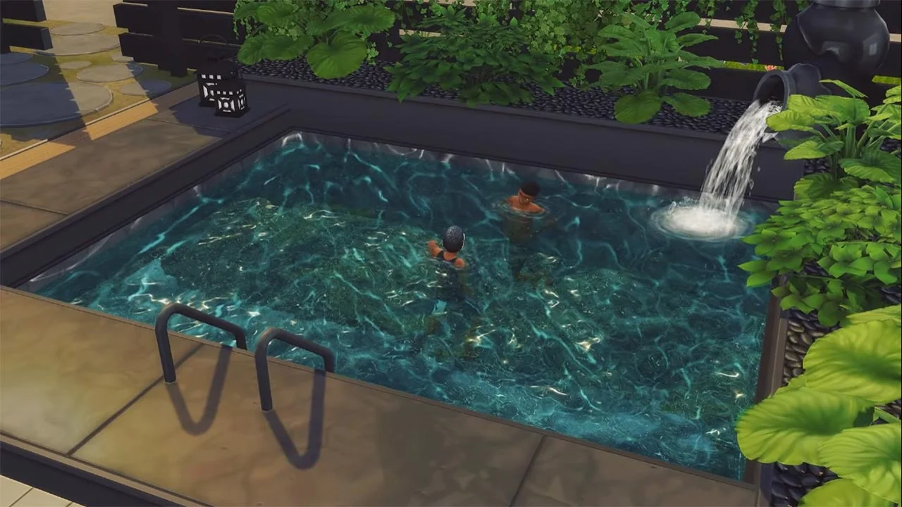 The Sims 4 New Mill Family Home Pool