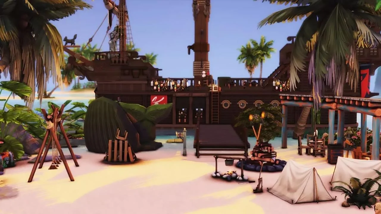 The Sims 4 Pirate Ship