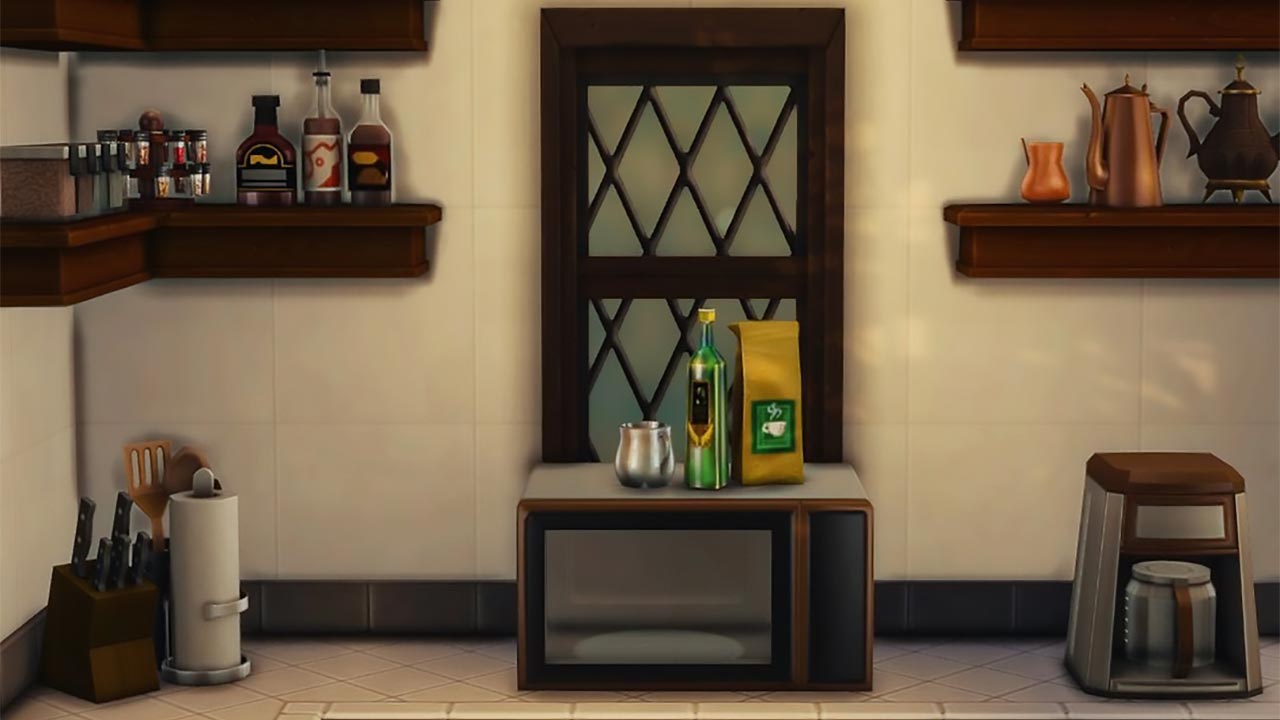The Sims 4 Lovely Tudor Home Kitchen