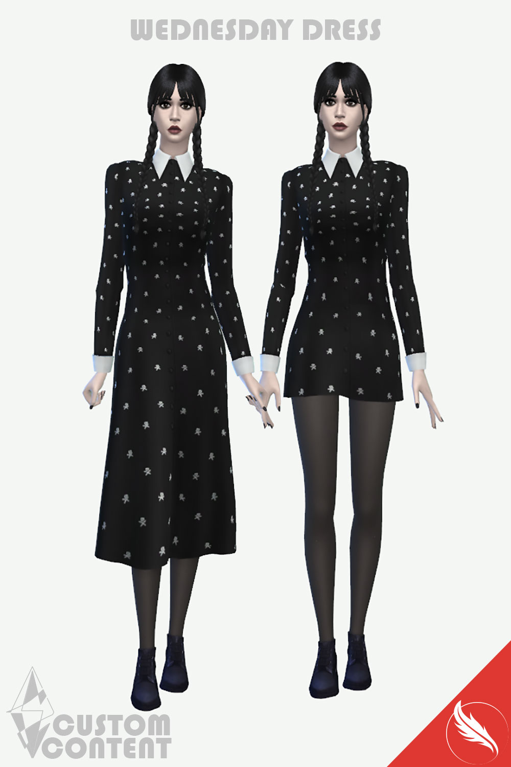 The Sims 4 Wednesday Dress