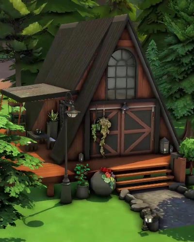 The Sims 4 A Frame Vacation Home