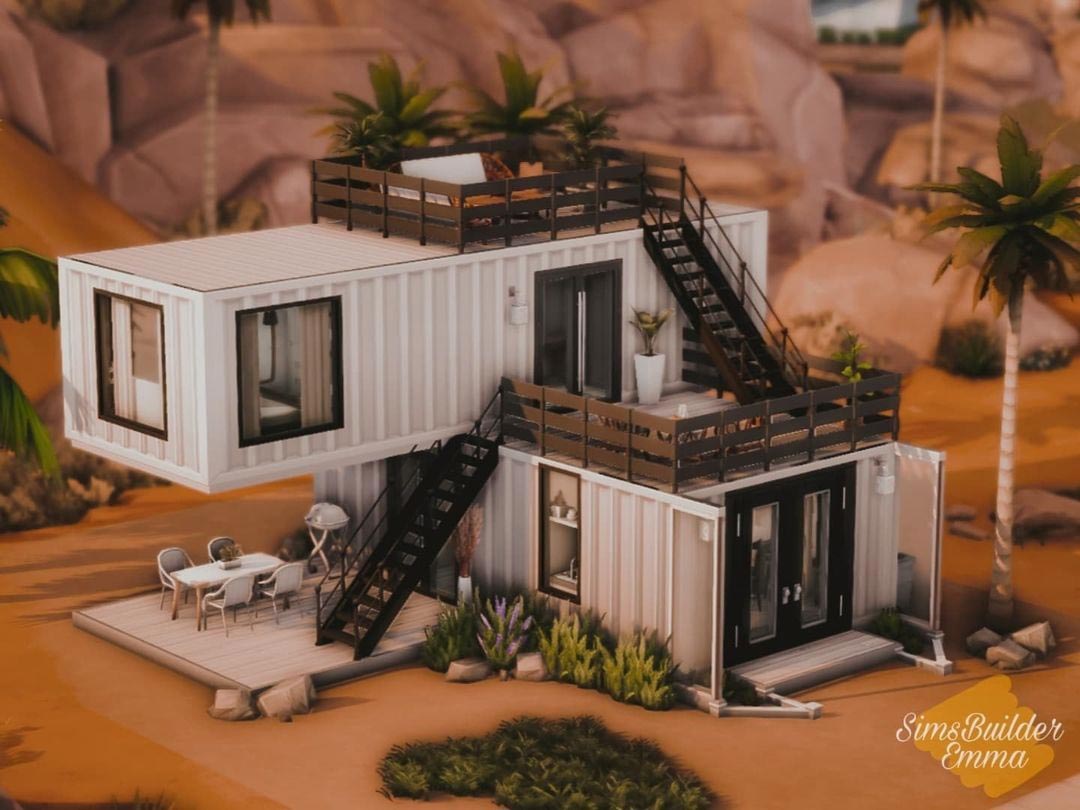 The Sims 4 Desert Containers House