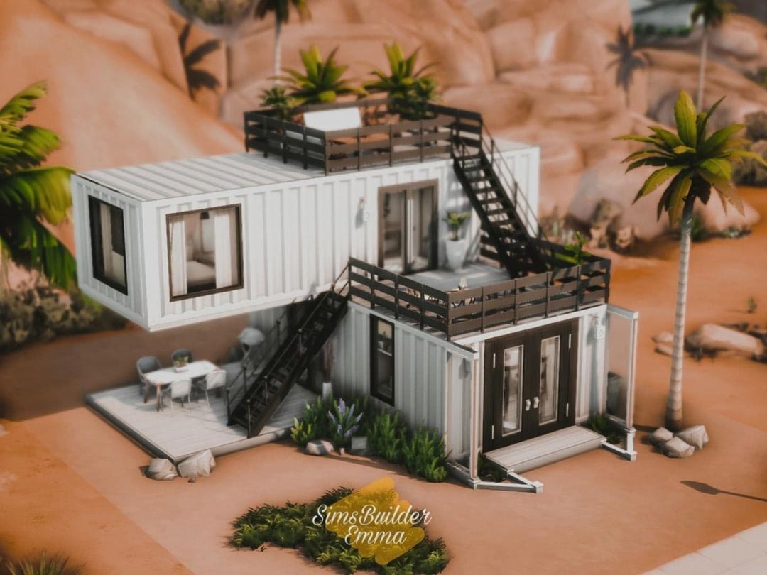The Sims 4 Desert Containers House
