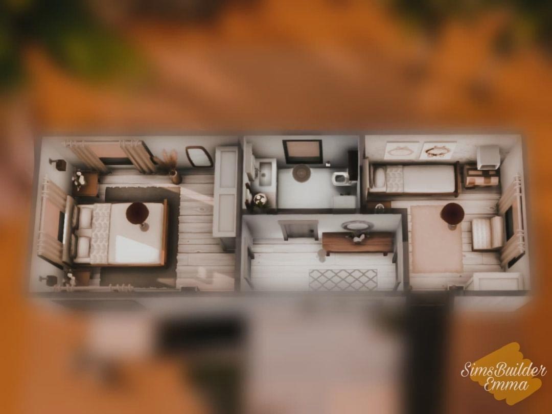 The Sims 4 Desert Containers Floor Plan
