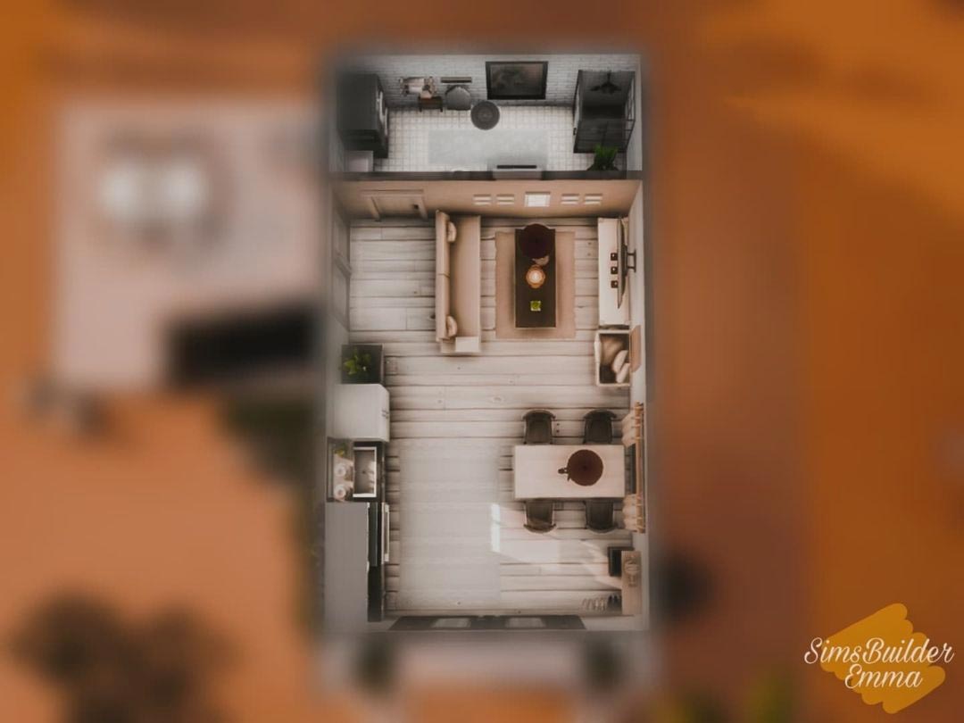 The Sims 4 Desert Containers Floor Plan